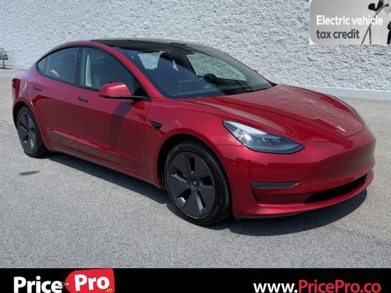 TESLA MODEL 3 2021 5YJ3E1EB5MF055517 image